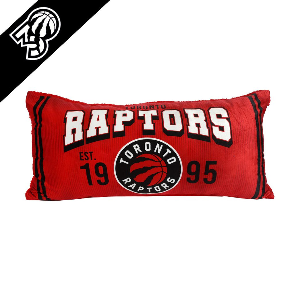 NBA Toronto Raptors Body Pillow, 18" x 36" 30th anniversary