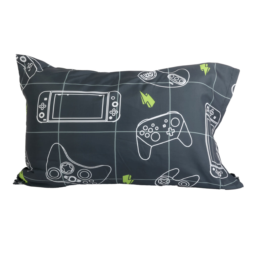 4-Piece Twin Bedding Set, Gamer pillowcase