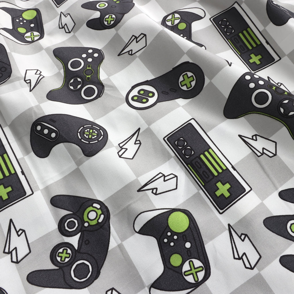 4-Piece Twin Bedding Set, Gamer close up