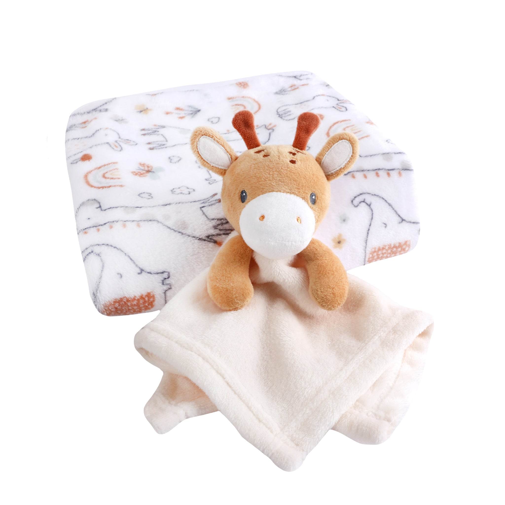 2-Piece Blanket & Buddy, Giraffe