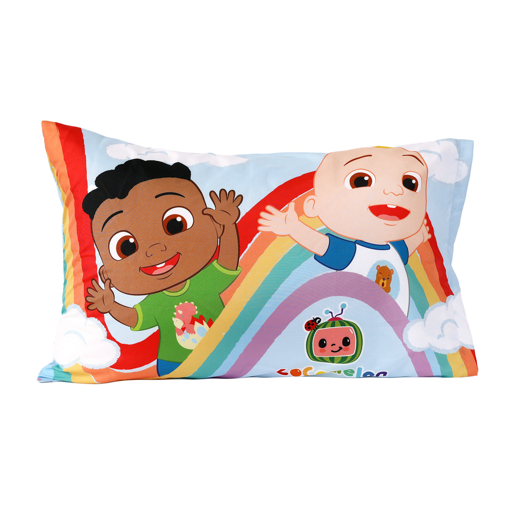 Cocomelon Kids 2-Piece Pillowcases, 20" x 30" flat