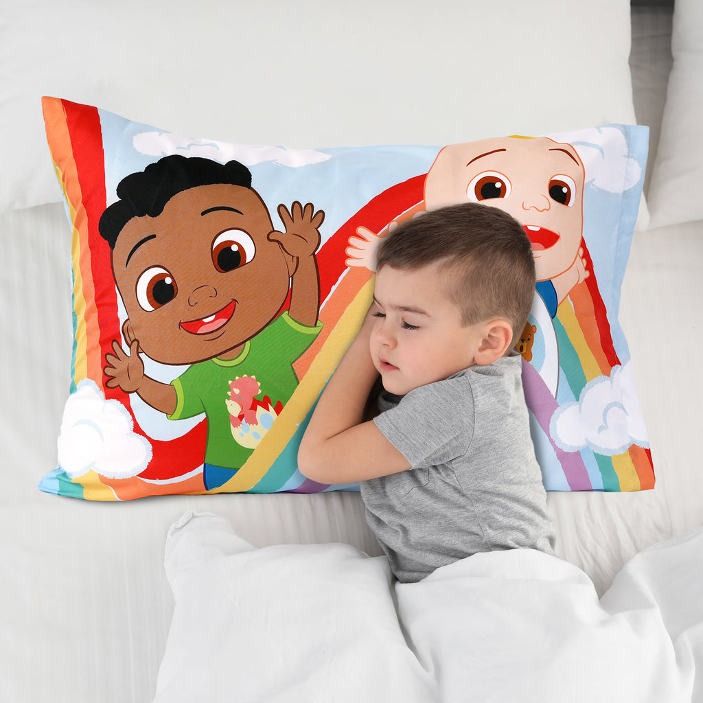 Cocomelon Kids 2-Piece Pillowcases, 20" x 30" lifestyle