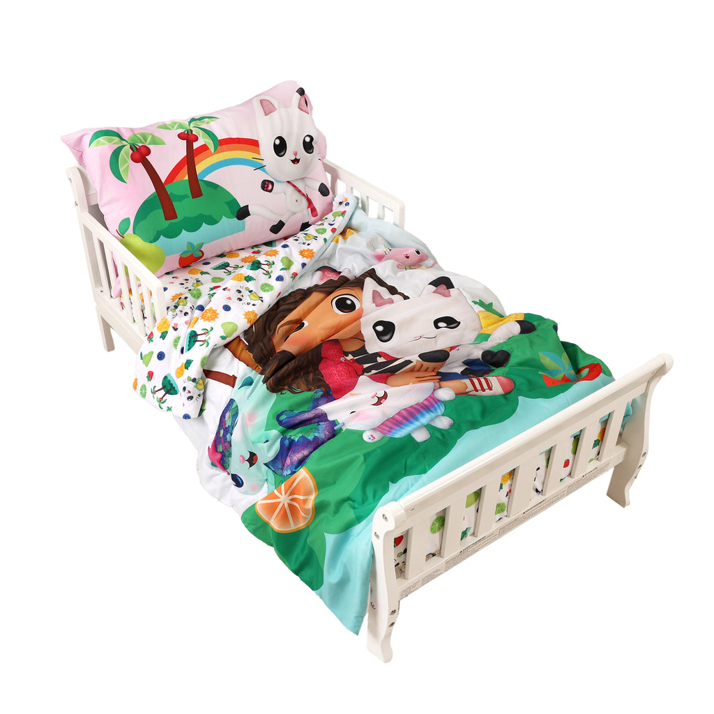 Gabbys' Dollhouse 3-Piece Toddler Bedding Set 