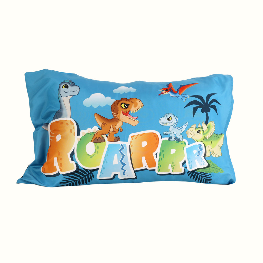 Jurassic Park 3-Piece Toddler Bedding Set pillowcase back