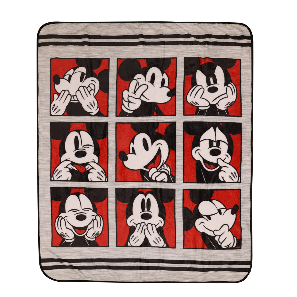 DIsney Mickey Mouse Kids Throw, 50" x 60" flat
