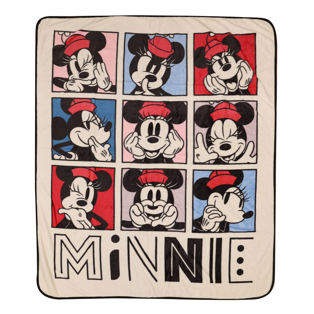 Disney Minnie Mouse Kids Throw, 50" x 60" flat