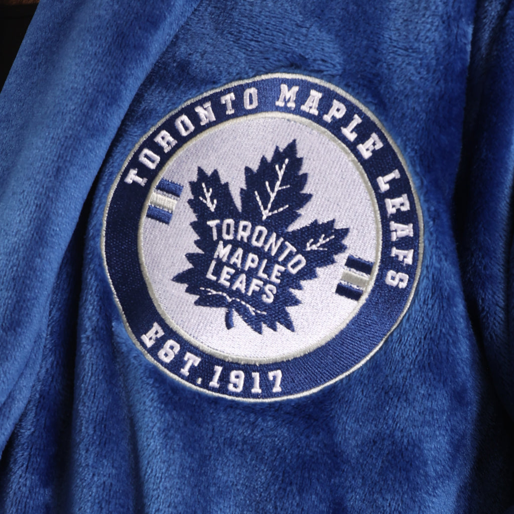 NHL Toronto Maple Leafs Men's Robe crest