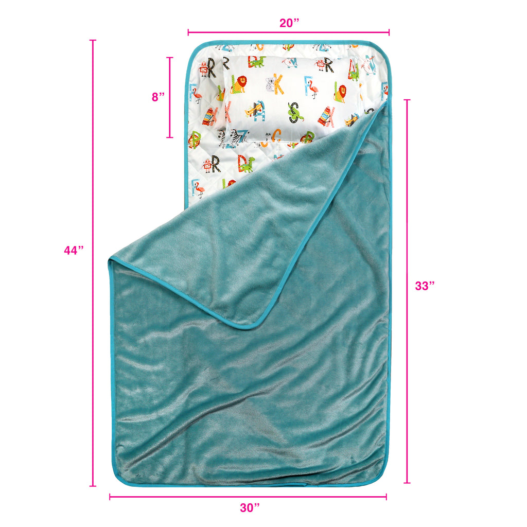 Kids Cot Nap Mat, Alphabet Animals measurements