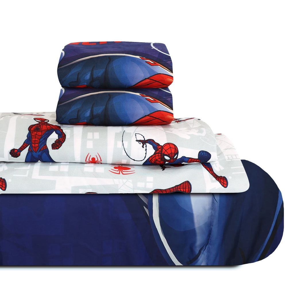 Marvel Spiderman 5-Piece Full Bedding Set stacked