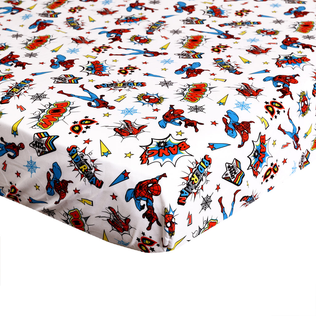 Marvel Spiderman 3-Piece Toddler Bedding Set sheet