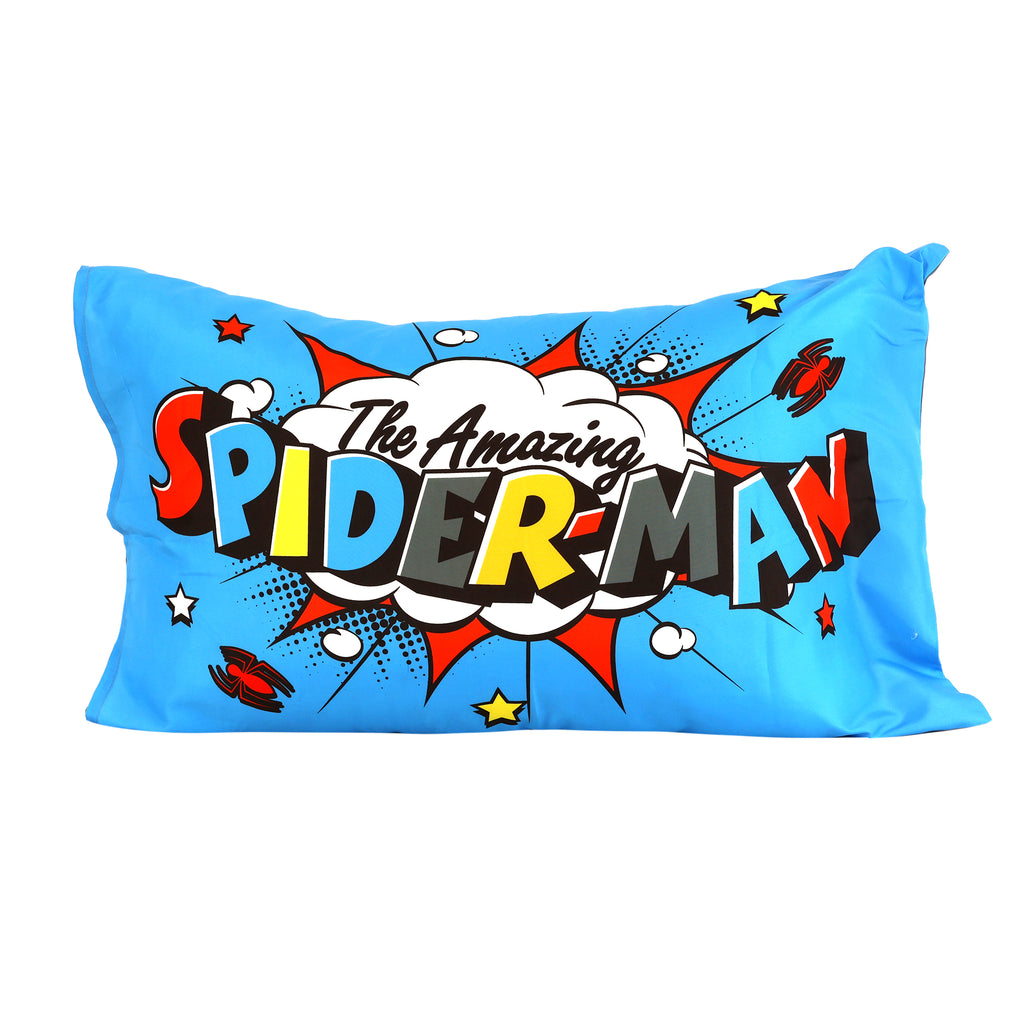 Marvel Spiderman 3-Piece Toddler Bedding Set pillowcase back