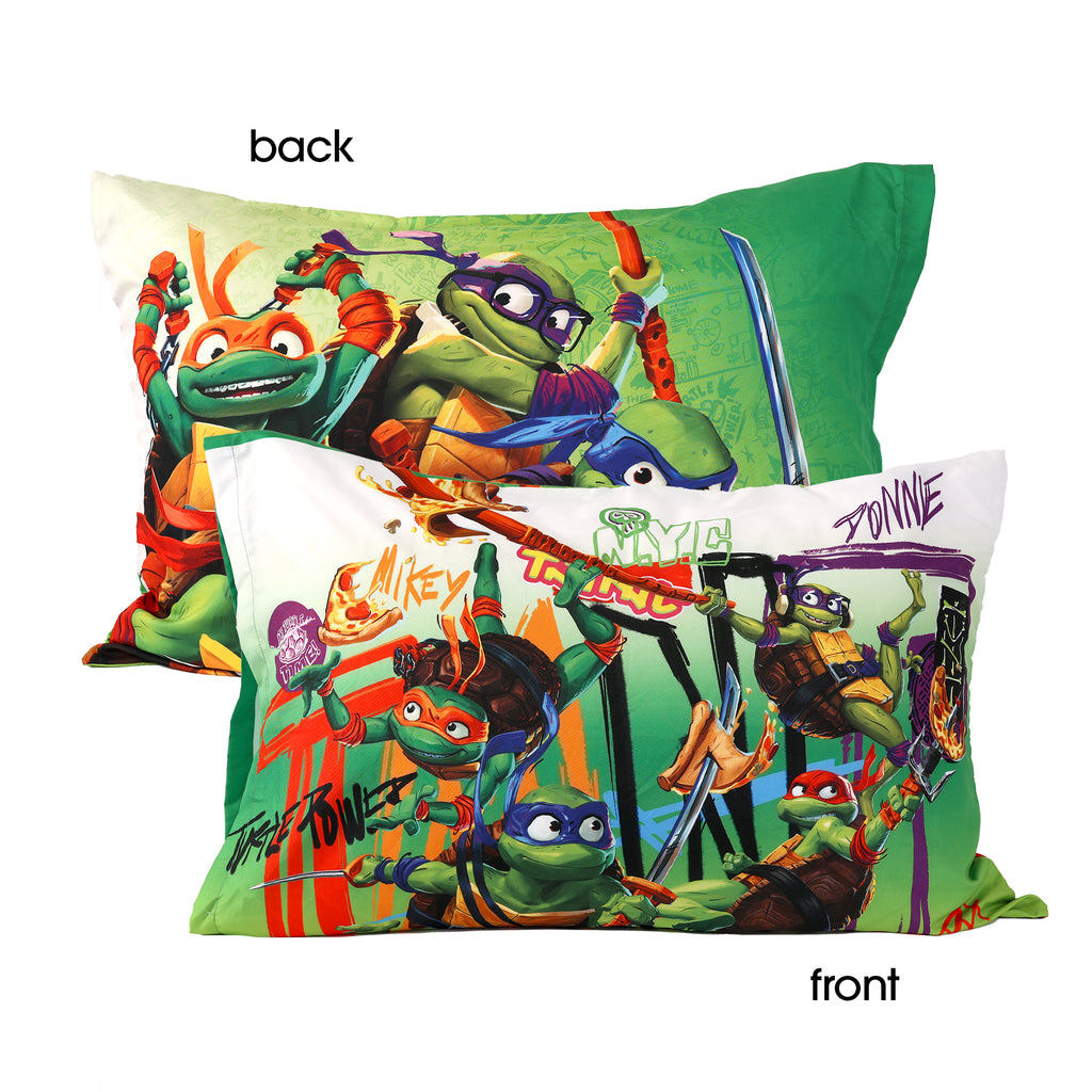 Teenage Mutant Ninja Turtles Kids Pillowcases, 20" x 30" front and back