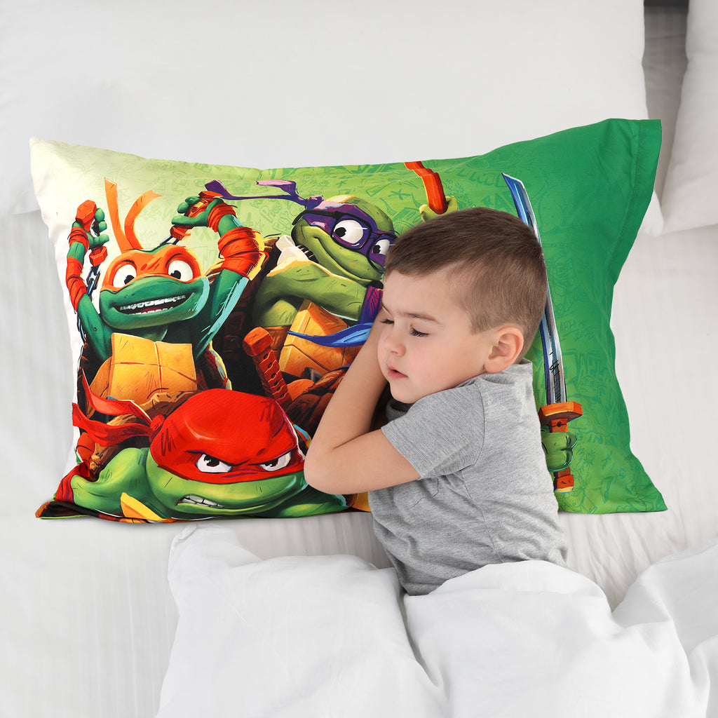 Teenage Mutant Ninja Turtles Kids Pillowcases, 20" x 30" lifestyle