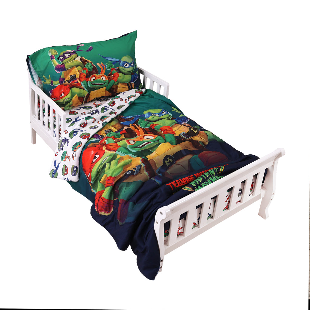 Teenage Mutant Ninja Turtles 3-Piece Toddler Bedding Set room shot