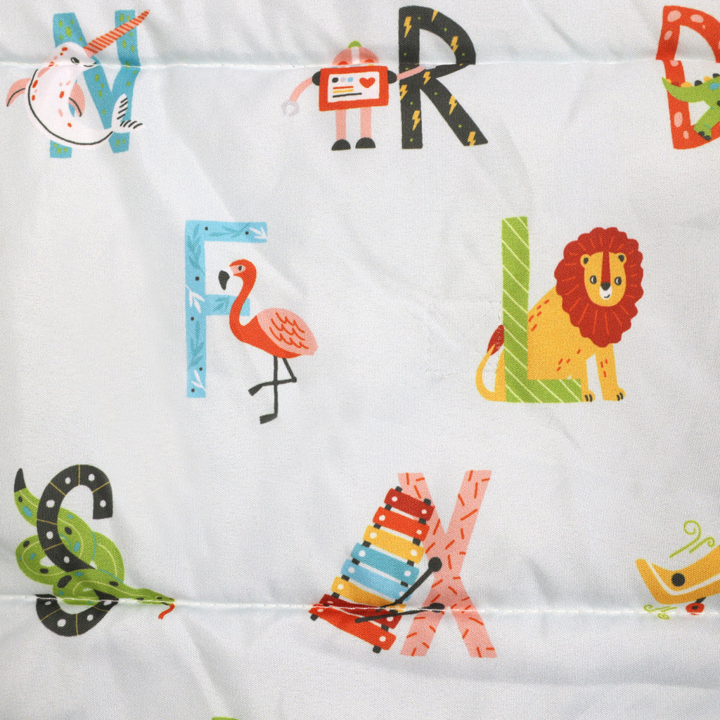 Nap Mat, Alphabet Animals close up