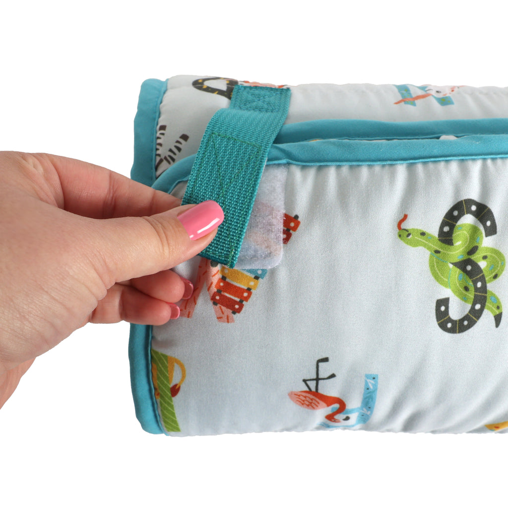 Nap Mat, Alphabet Animals velcro