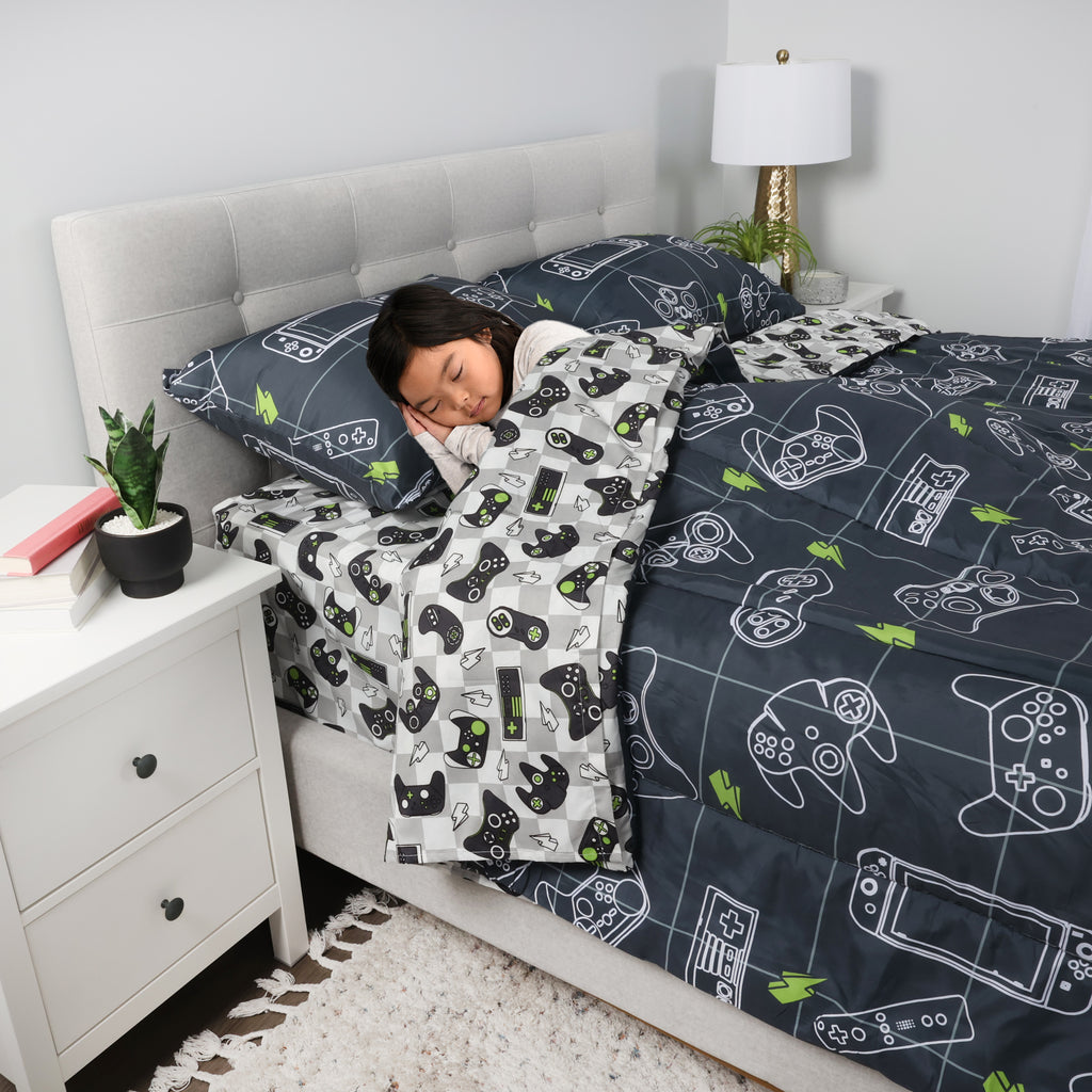 5-Piece Full Bedding Set, Gamer lifestyle