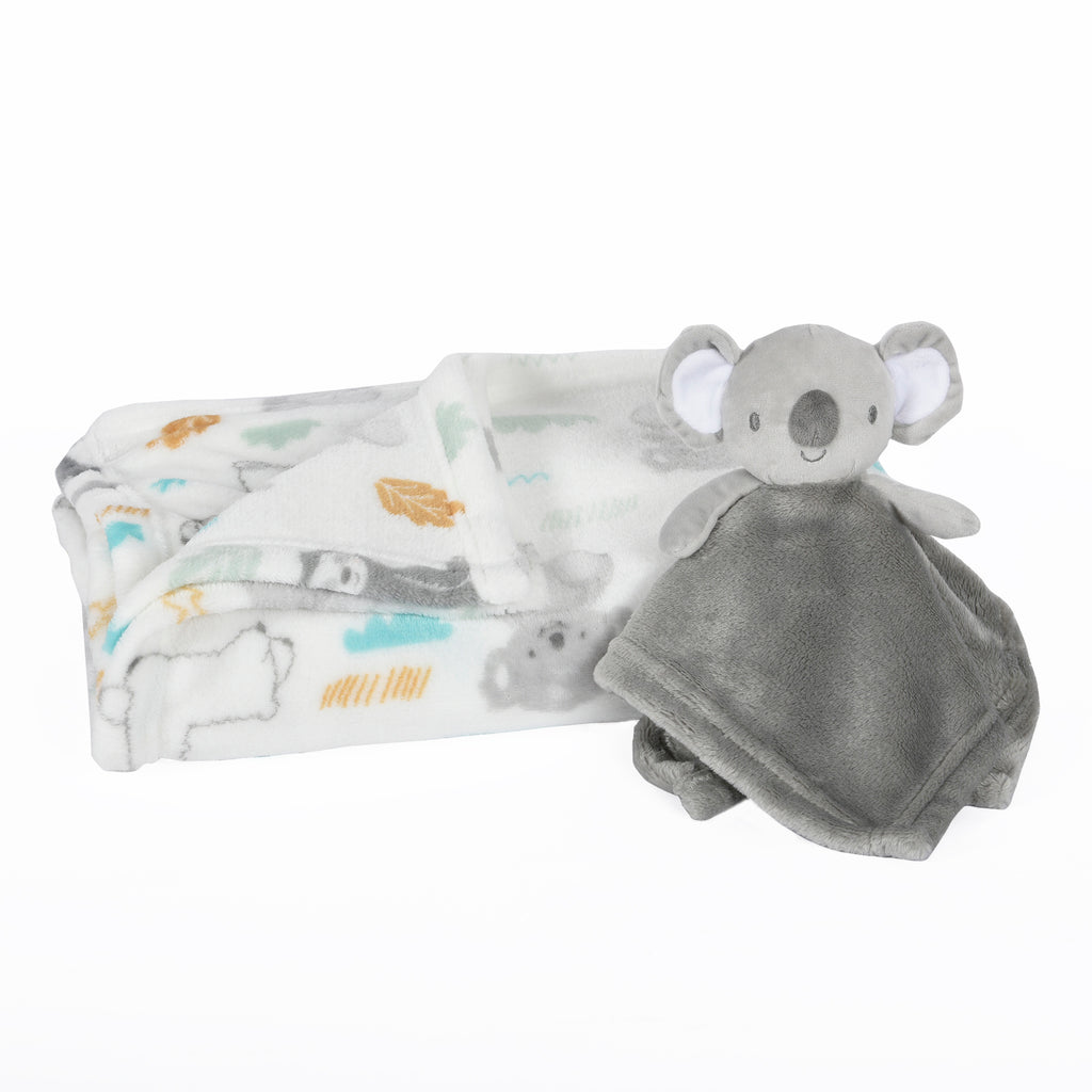 2-Piece Baby Blanket & Buddy Set, Koala flat