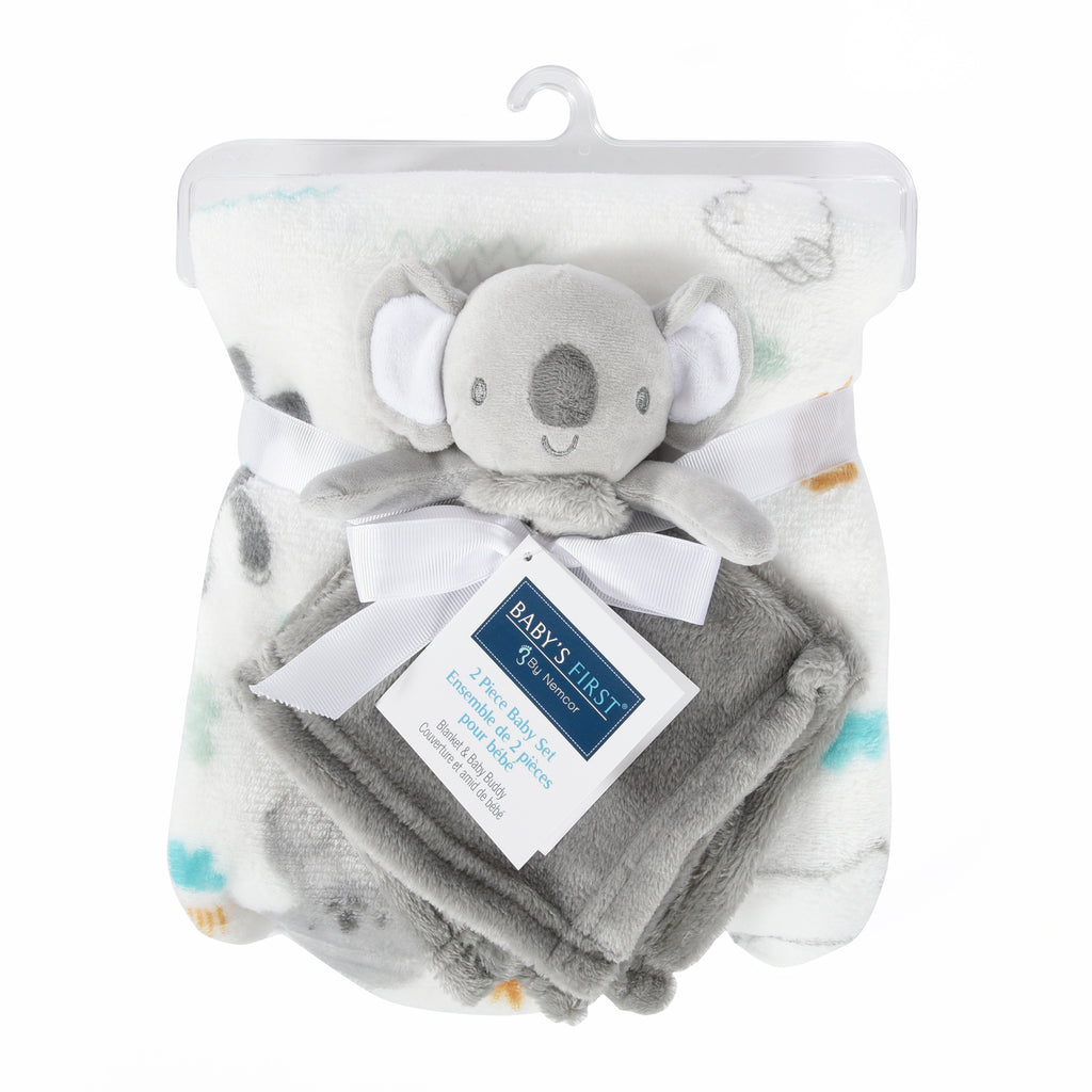 2-Piece Baby Blanket & Buddy Set, Koala packaged