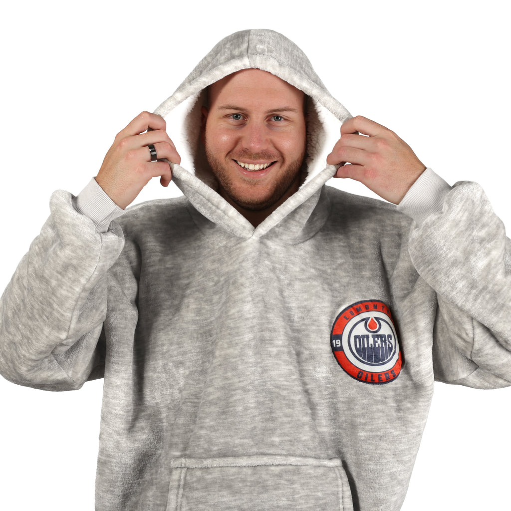 NHL Edmonton Oilers Wearable Blanket hood