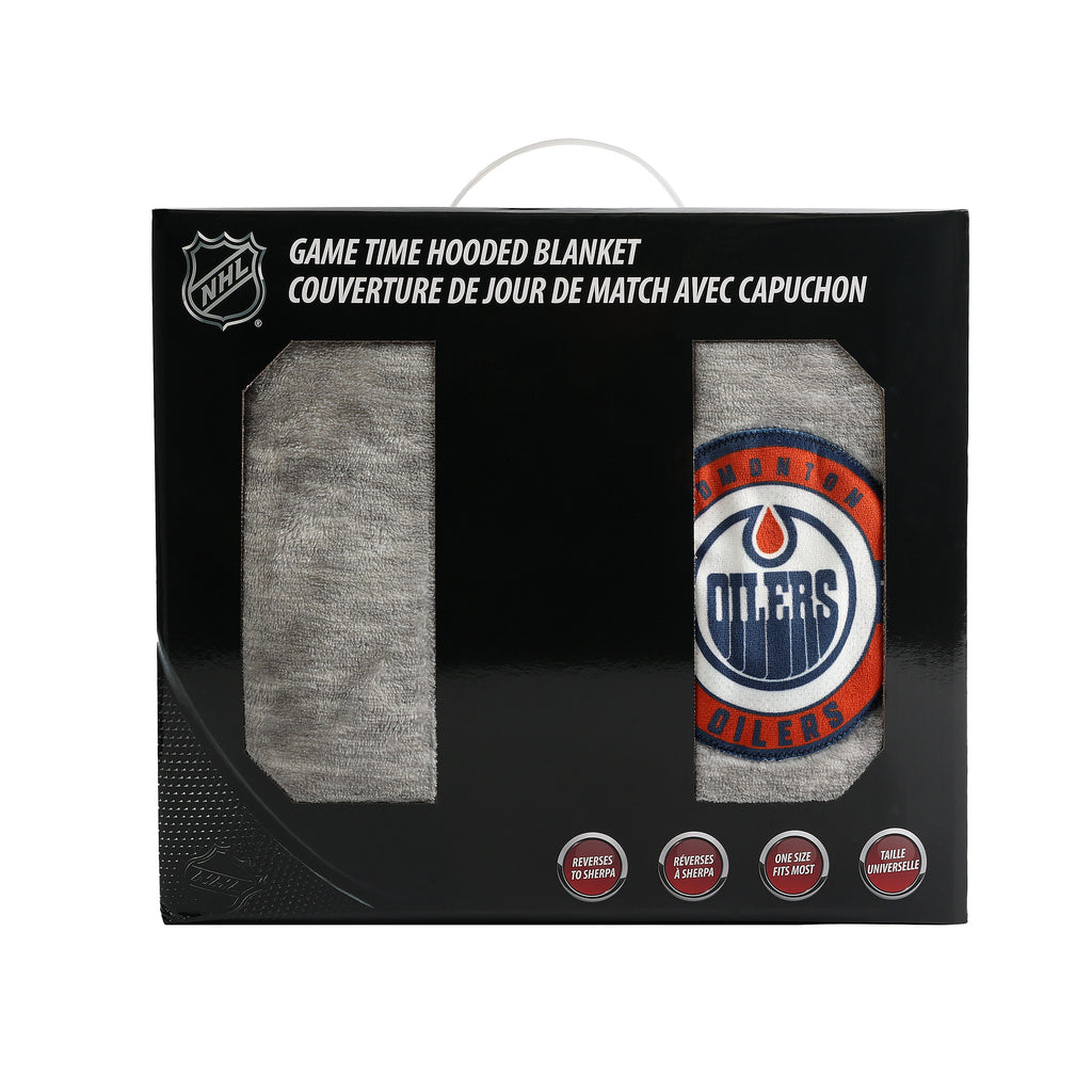 NHL Edmonton Oilers Wearable Blanket packaged