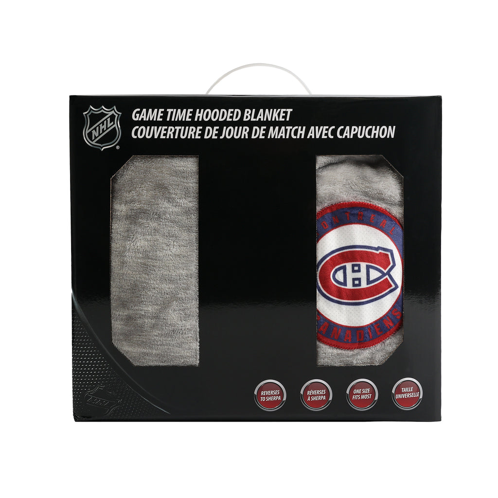 NHL Montreal Canadiens Wearable Blanket packaged