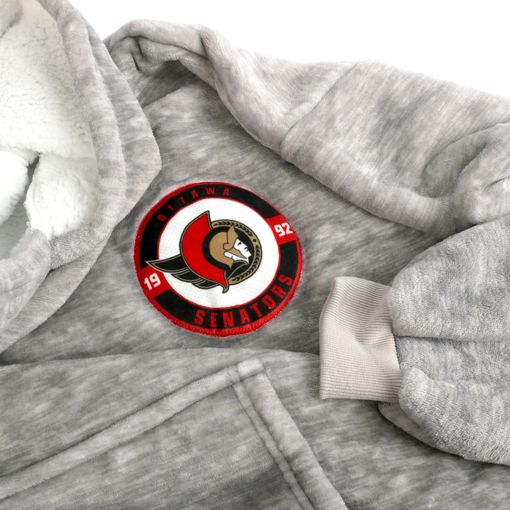 NHL Ottawa Senators Wearable Blanket close up