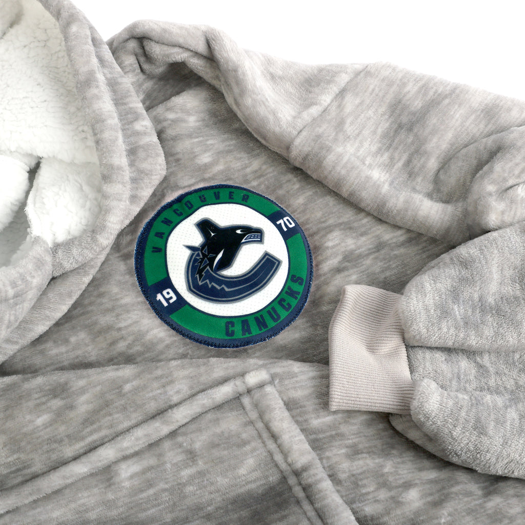 NHL Vancouver Canucks Wearable Blanket close up