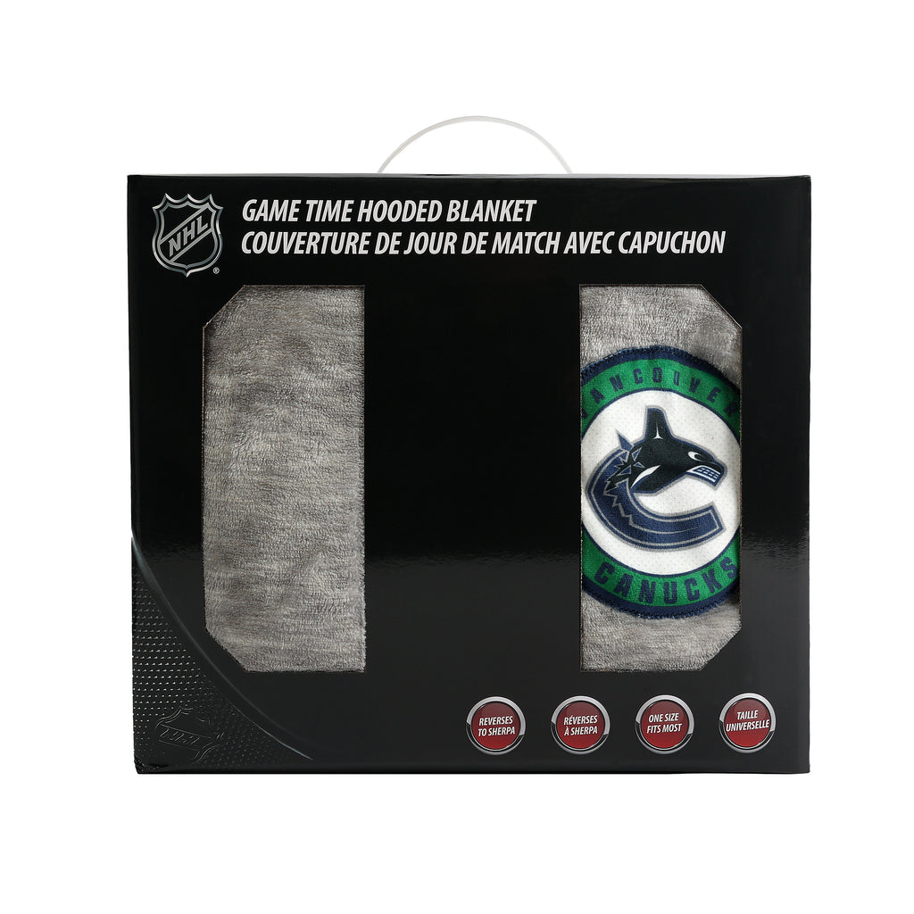 NHL Vancouver Canucks Wearable Blanket packaged