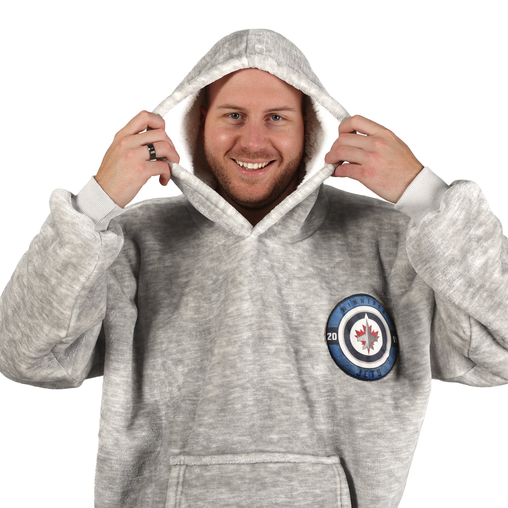 NHL Winnipeg Jets Wearable Blanket hood