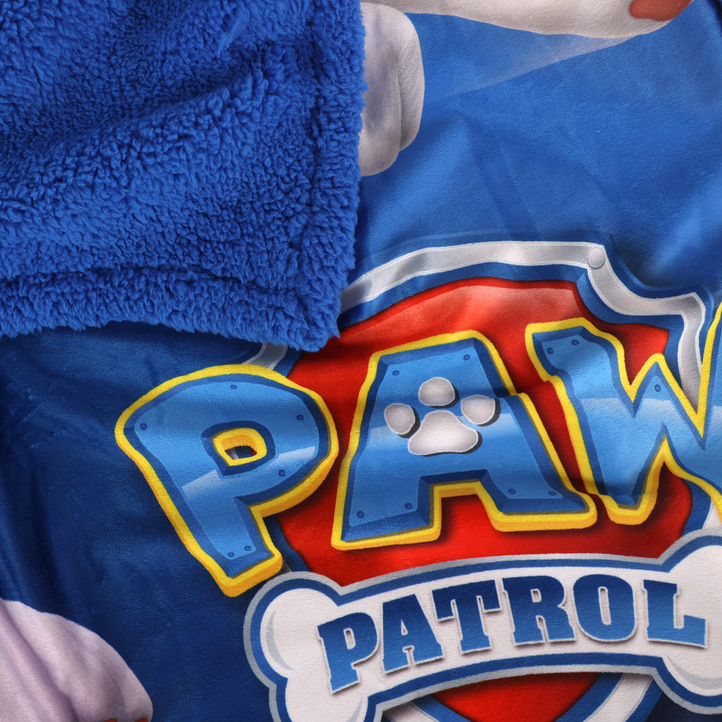 Paw Patrol Kids Sherpa Blanket, 50" x 60" close up