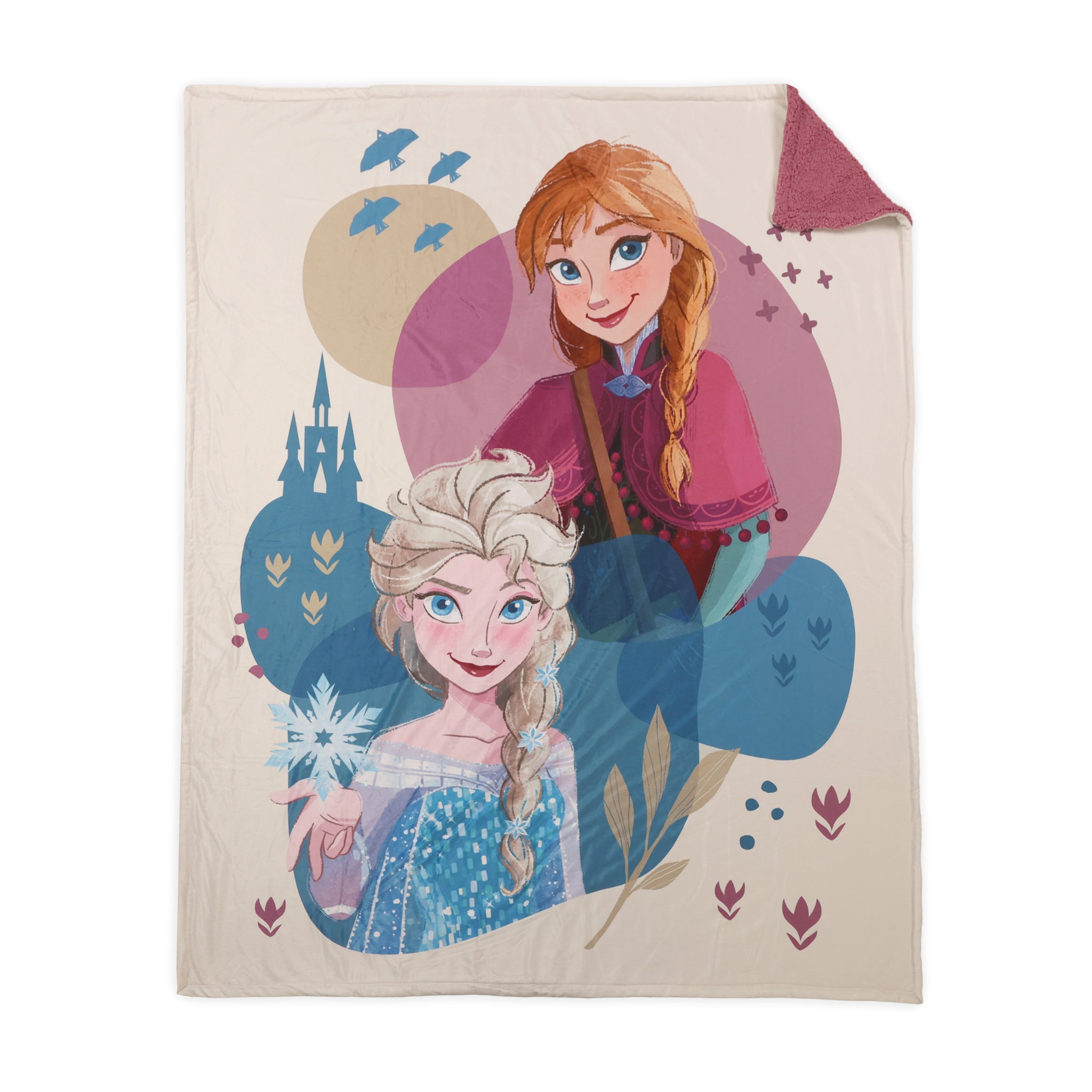 Disney Frozen Kids Sherpa Blanket, 50