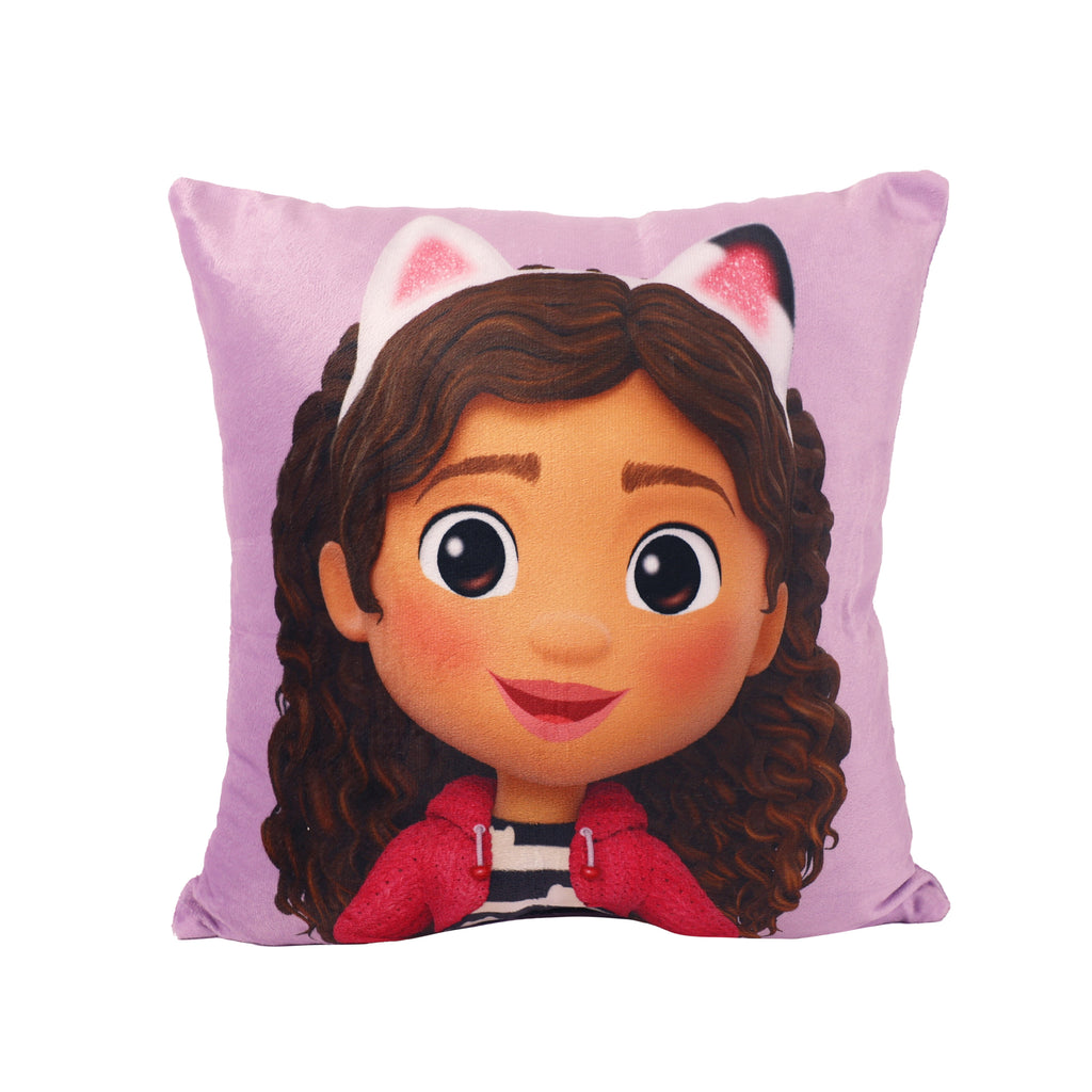 Gabby's Dollhouse 2-Pack Throw & Cushion Set cushion front