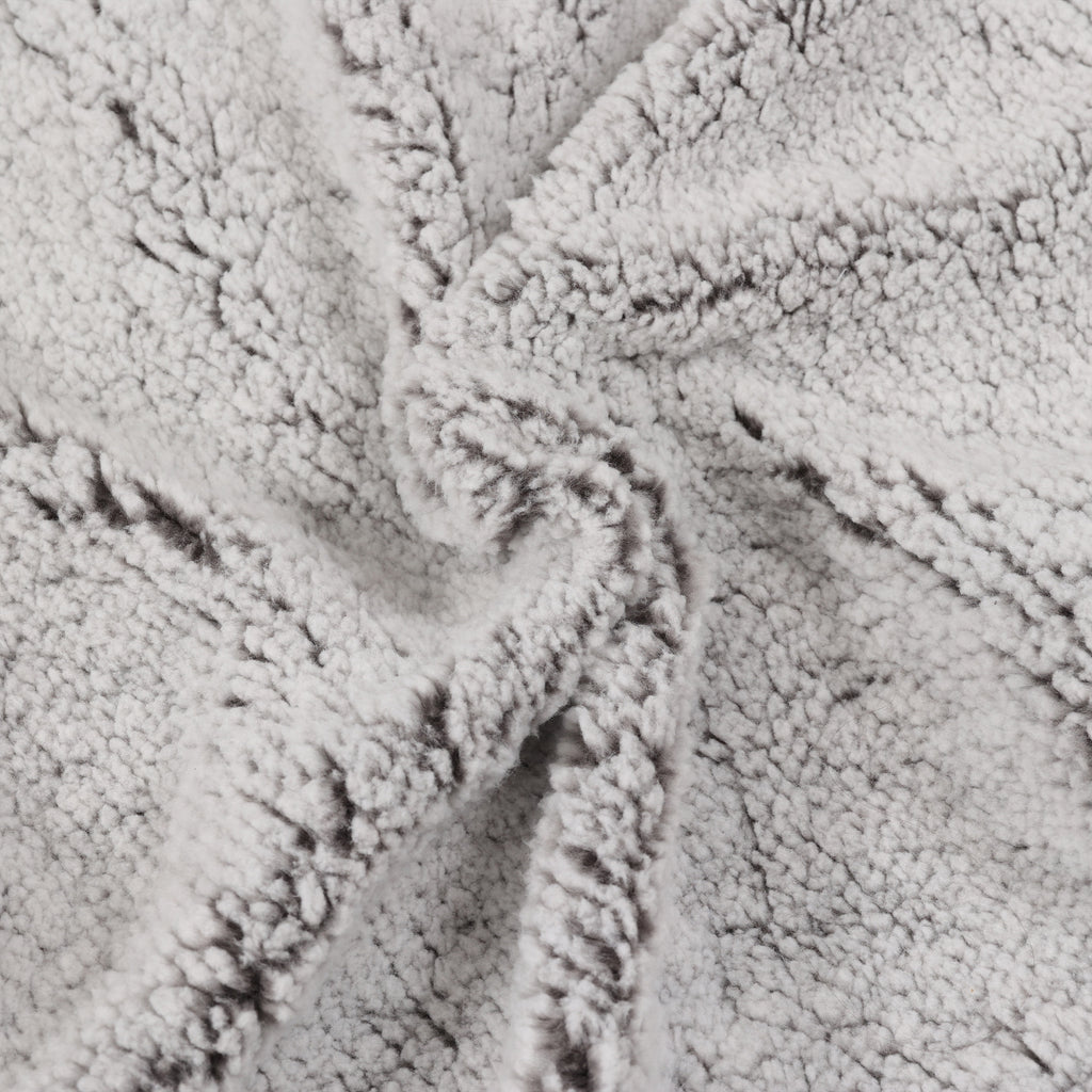 Holiday Sherpa Throw, Car 50" x 60" back