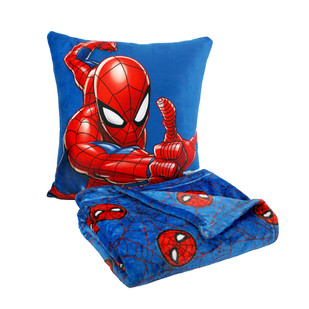 Marvel Spider-Man 2-Pack Throw & Cushion Set