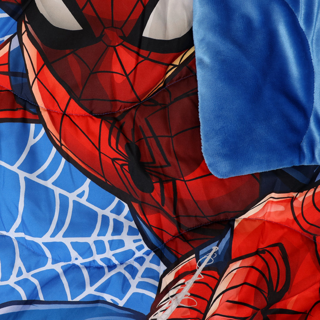 Marvel Spider-Man Blanket, 60" x 80" close up