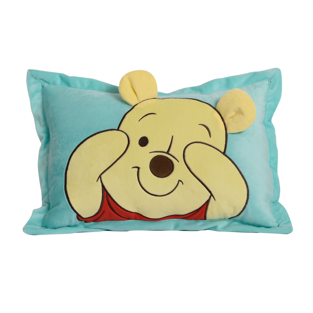 Disney Winnie the Pooh 3D Nursery Pillow, 12" x 16" flat lay