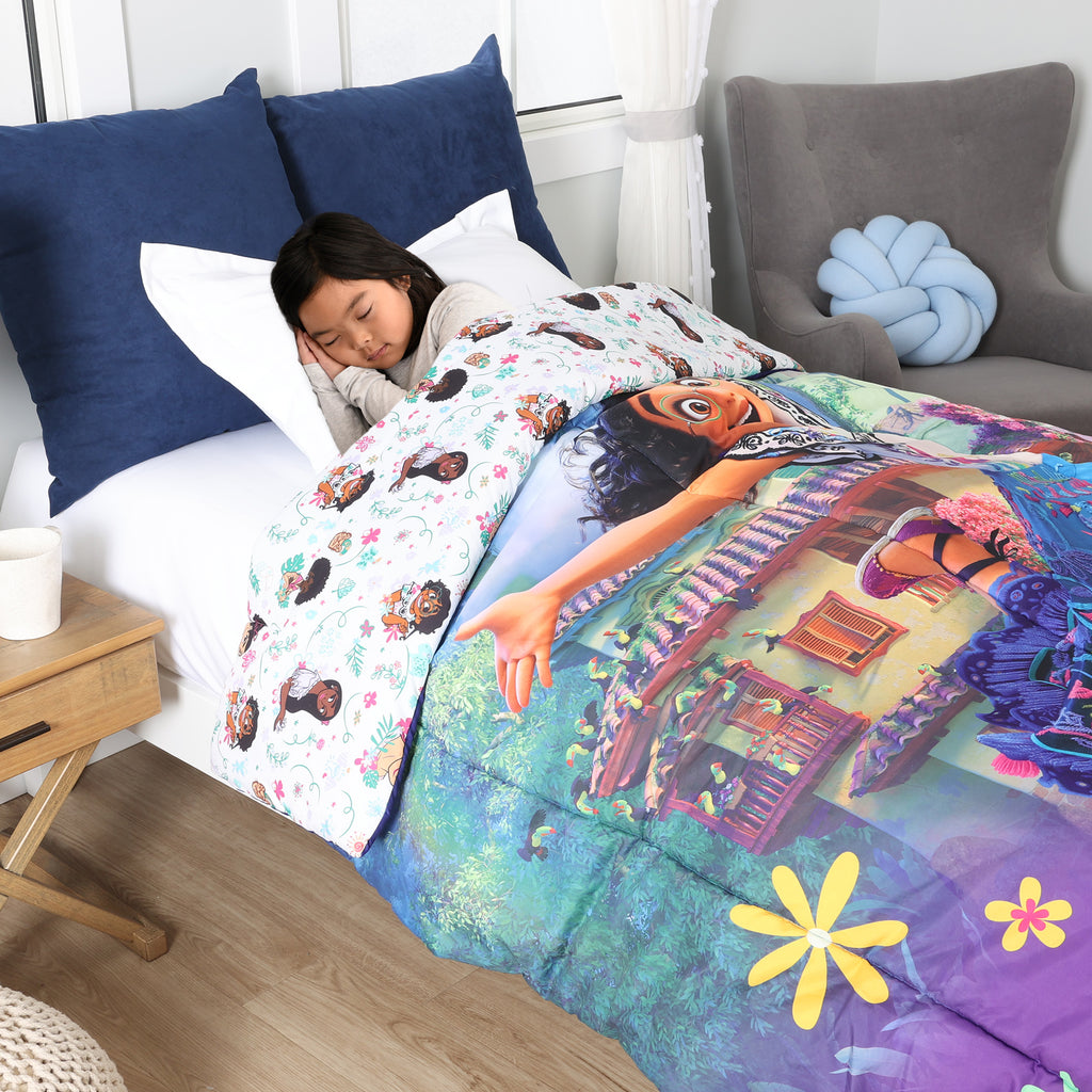 Disney Encanto Twin/Full Comforter, 72" x 86" lifestyle
