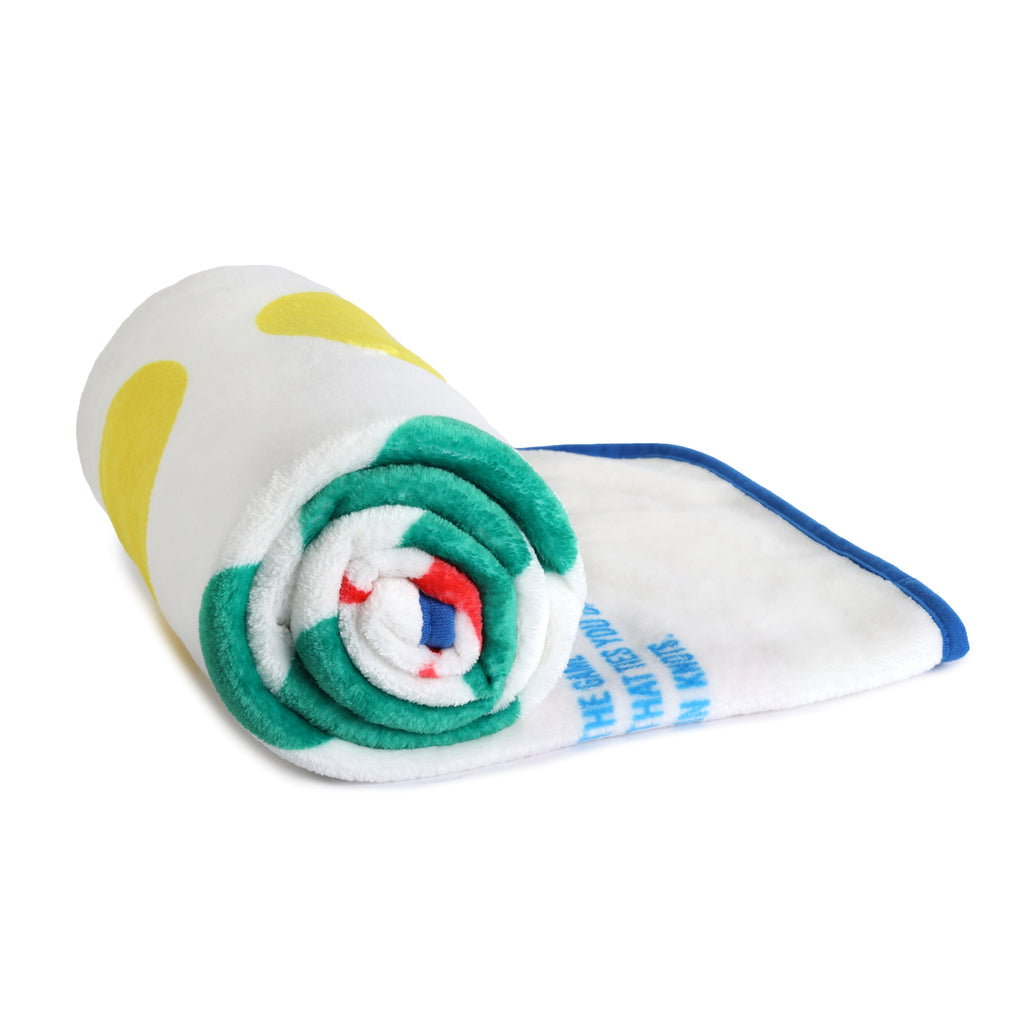 Twister Plush Game Throw, 50" x 60" rolled