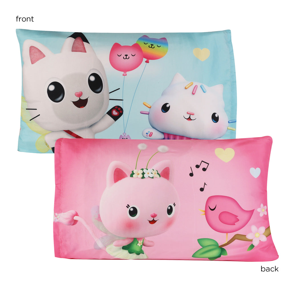 Gabby's Dollhouse 4-Piece Twin Bedding Set pillowcase