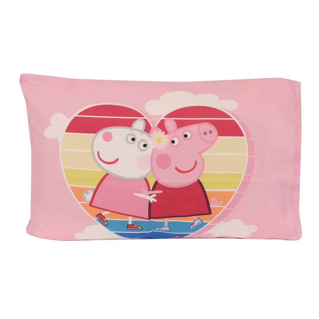 Peppa Pig 4-Piece Twin Bedding Set pillowcase