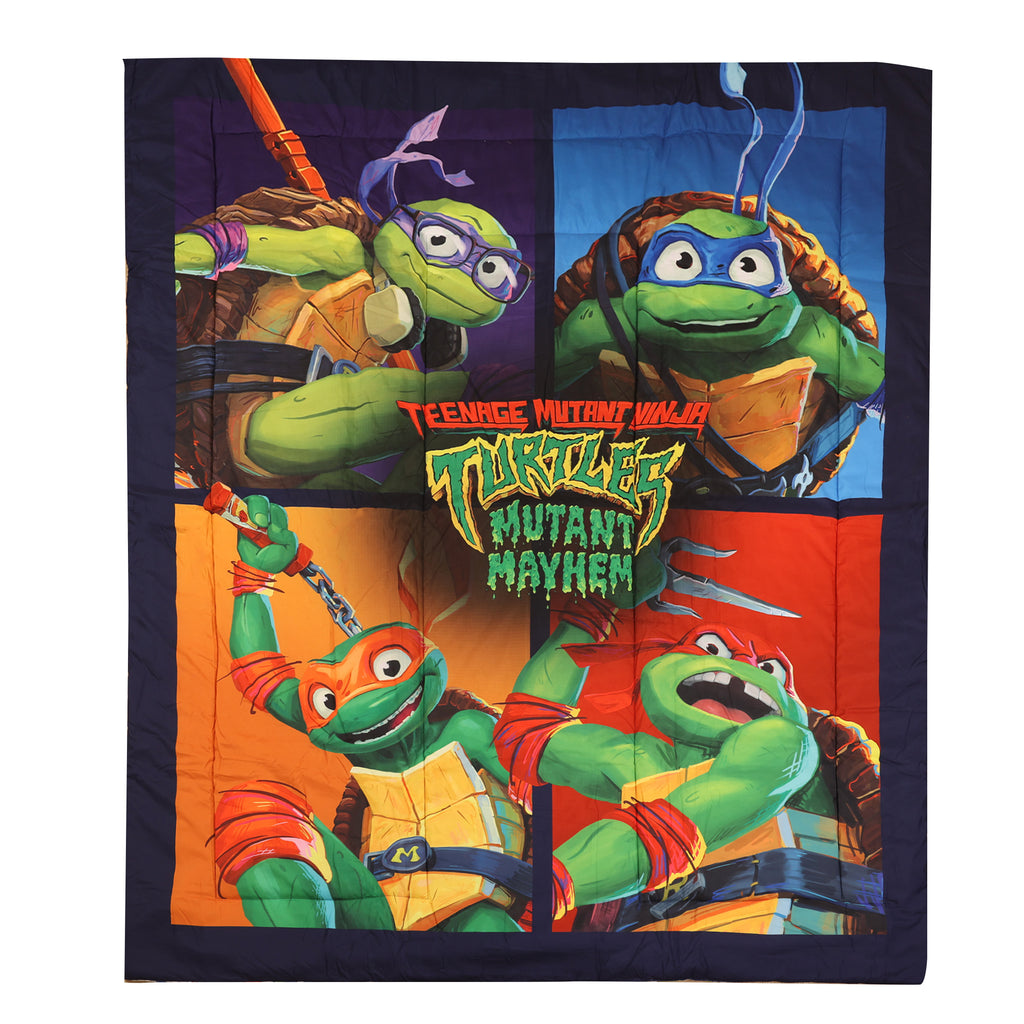 Teenage Mutant Ninja Turtles 4-Piece Twin Bedding Set comforter front