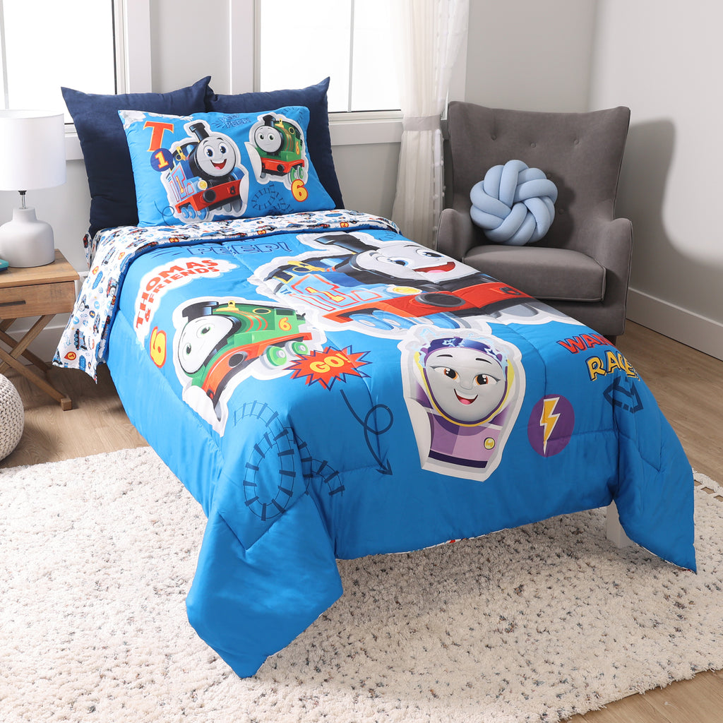 Thomas & Friends Twin/Full Comforter, 72" x 86" ROOM SHOT