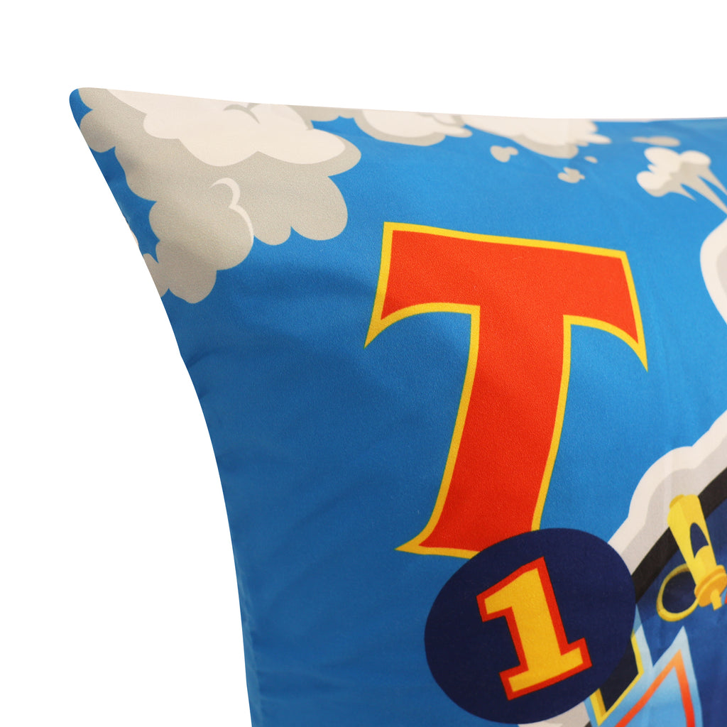 Thomas & Friends 3-Piece Twin Sheet Set close up pillowcase
