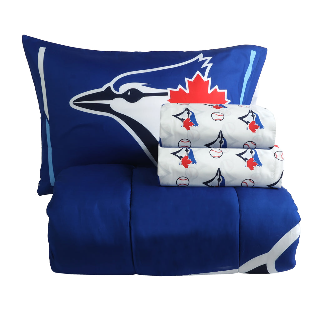 MLB Toronto Blue Jays Twin Bedding Set stacked