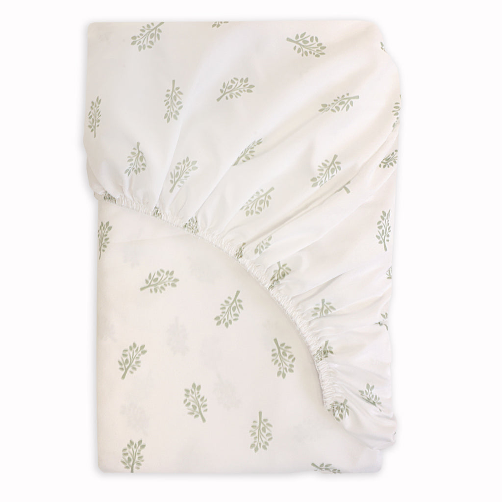 2-Piece Fitted Crib Sheets, Jungle elastic