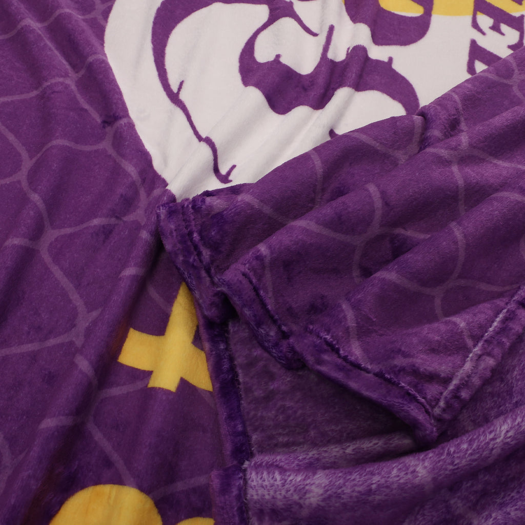 NBA Los Angeles Lakers Arena Blanket, 66" x 90" close up