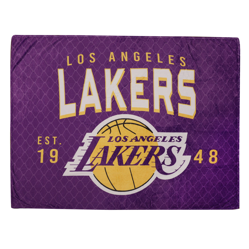  NBA Los Angeles Lakers Arena Blanket, 66" x 90" flat