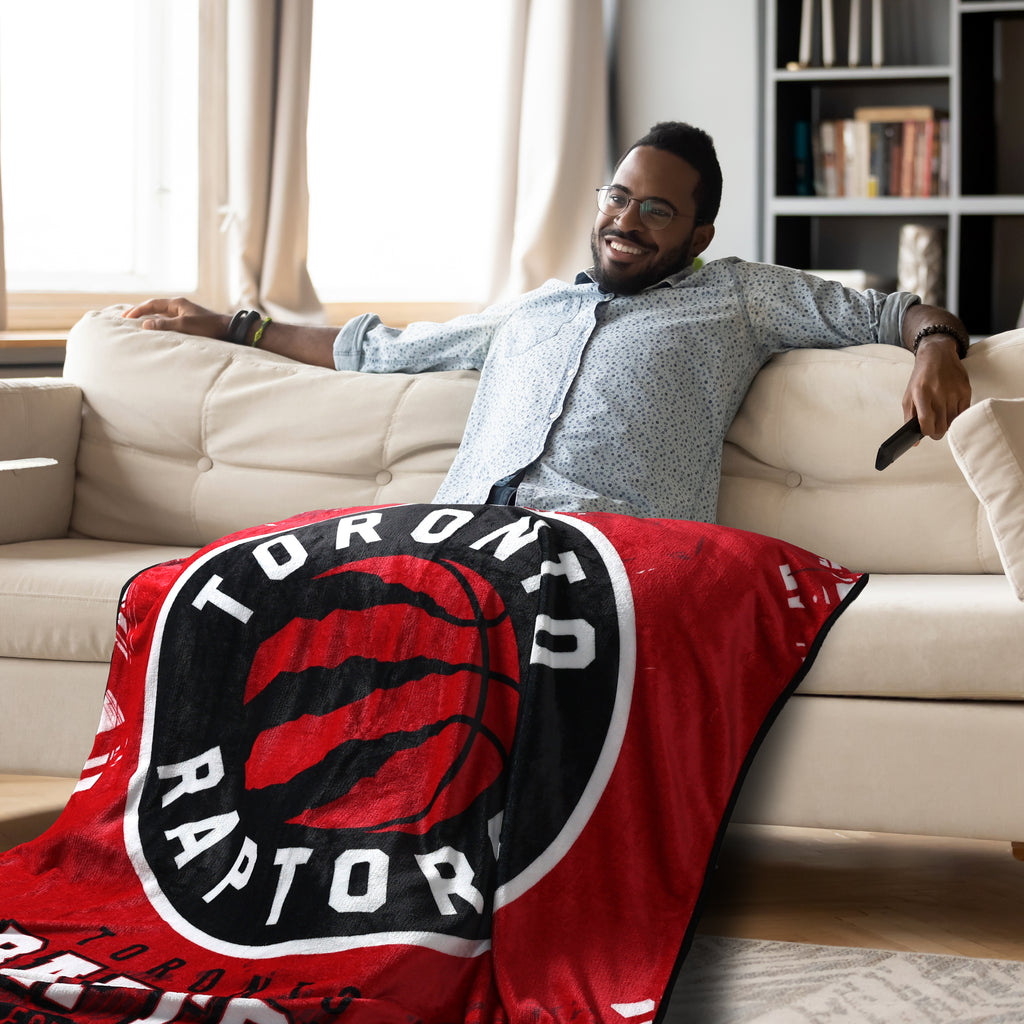 NBA Toronto Raptors Throw, 50" x 60" lifestyle