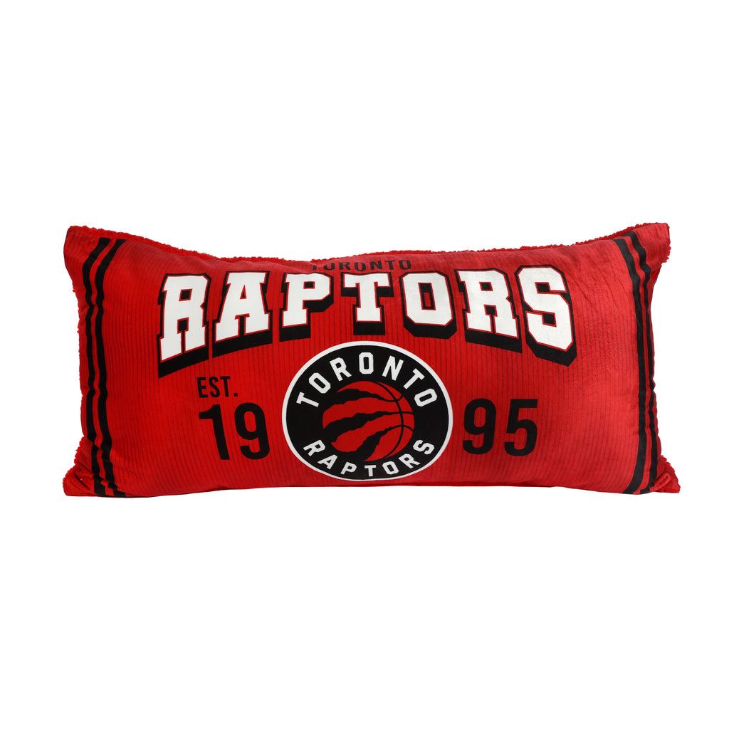 NBA Toronto Raptors Body Pillow, 18" x 36" front